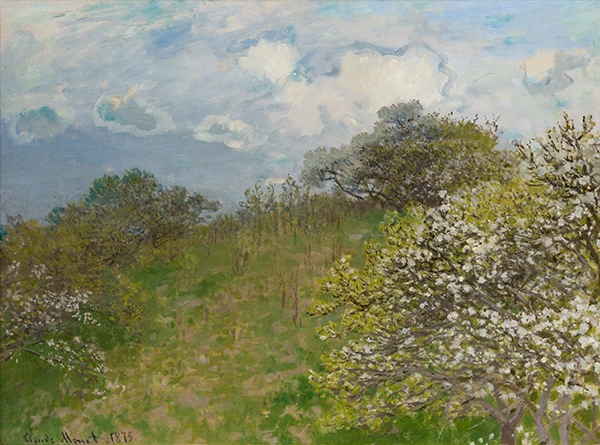 4 Claude Monet Primavera 1875 olio su tela Johannesburg Art Gallery