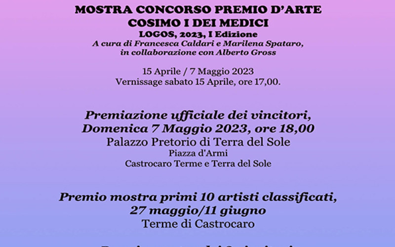 Mostra Concorso Premio d&#039;Arte Caterina Sforza Logos, 2023, IV Edizione