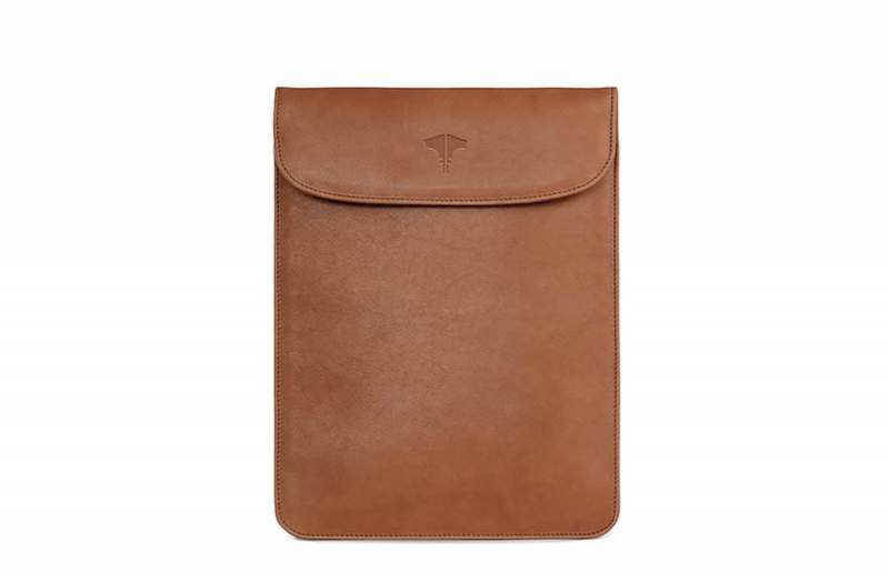 Tablet Bag Real Leather Honey