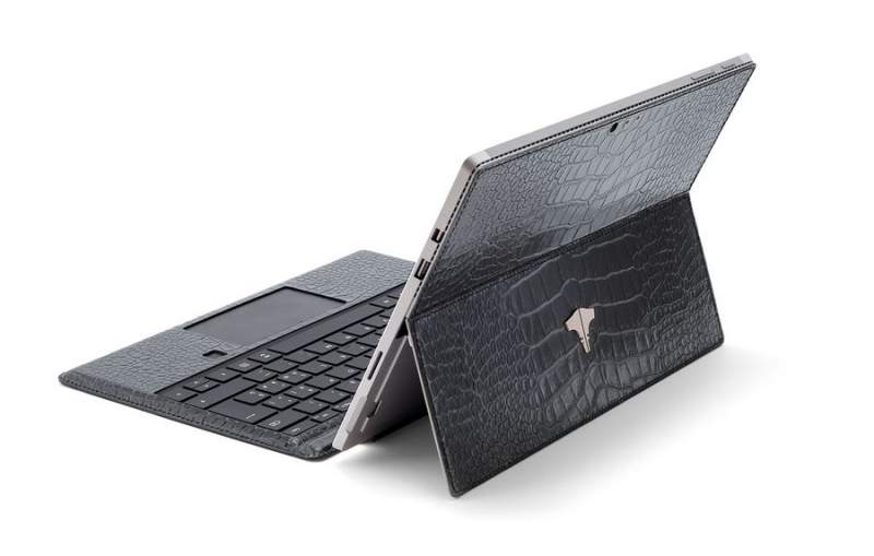 PC Tablet & Real Crocodile Grey